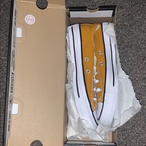 Converse All Star yellow sneakers